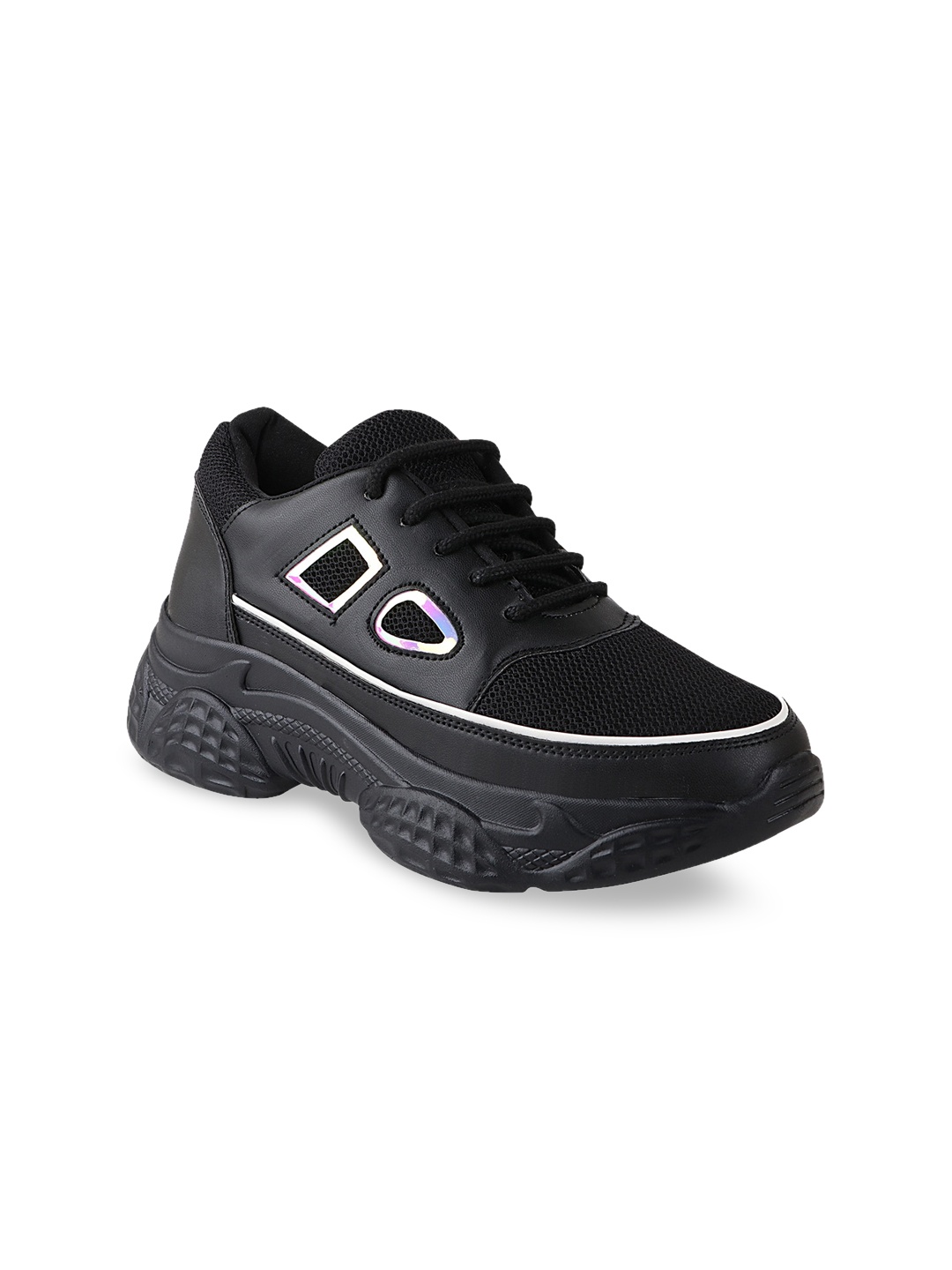 

Shoetopia Women Black Sneakers