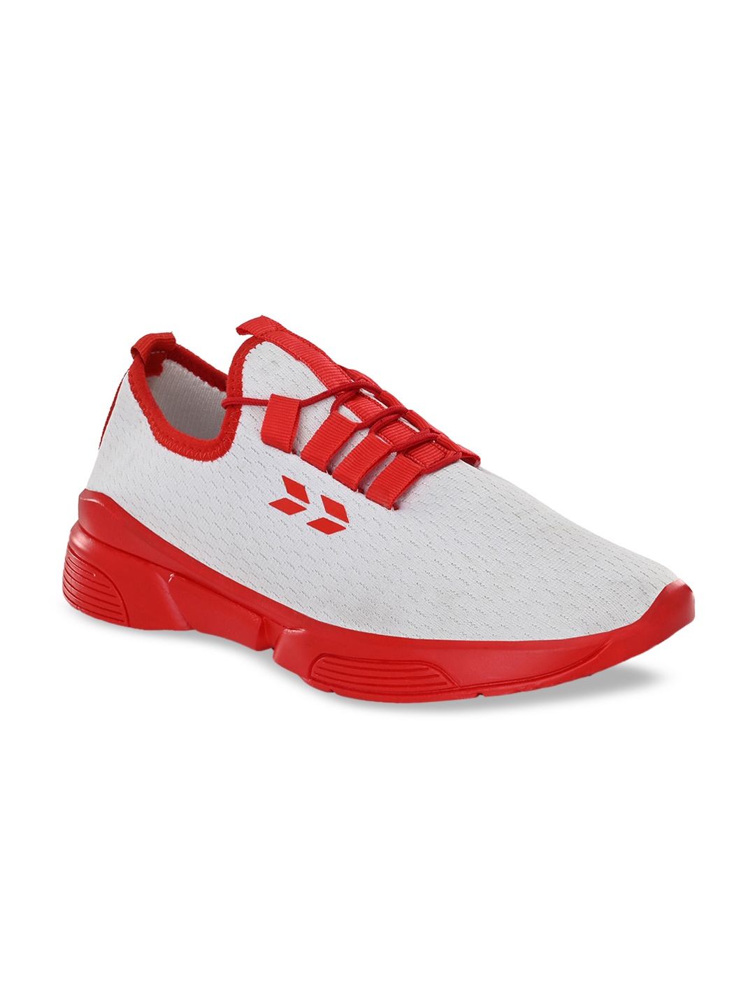 

Crew STREET Men White & Red Woven Design Sneaker