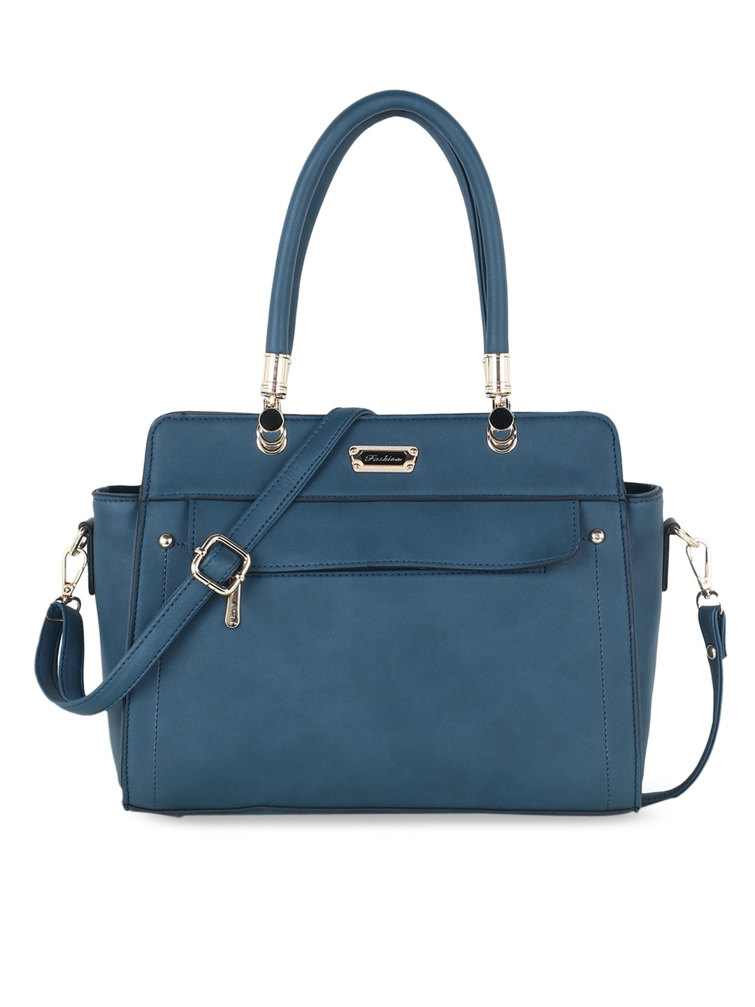 

WOMEN MARKS Blue Solid Handheld Bag