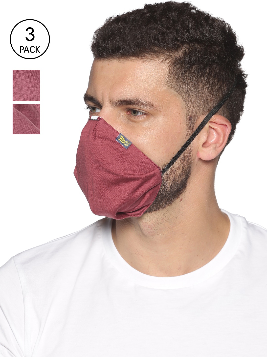 

3BO Pack Of 3 Assorted 3-Ply Reusable Protective Outdoor Masks