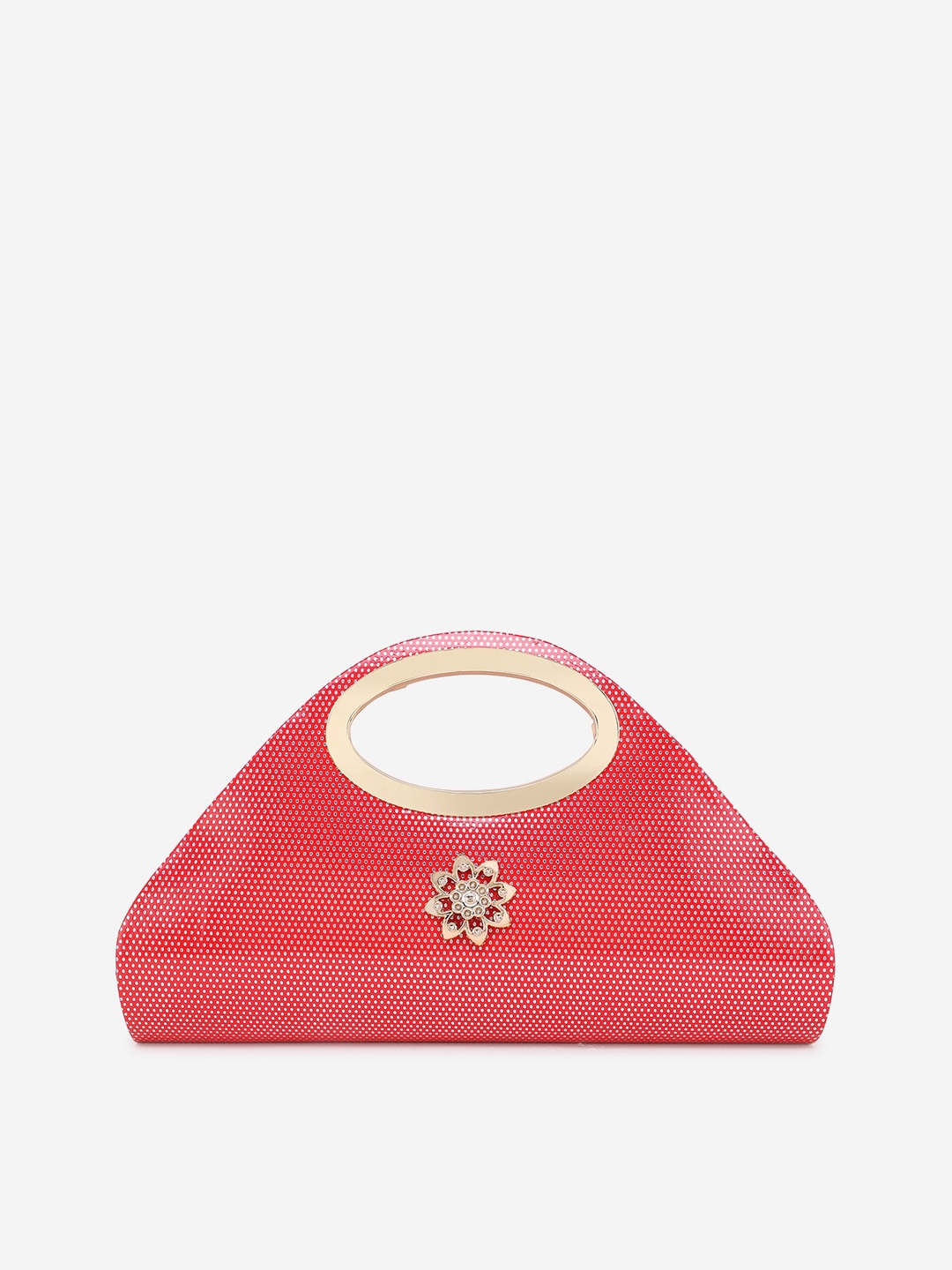 

Element Cart Red Embellished Clutch