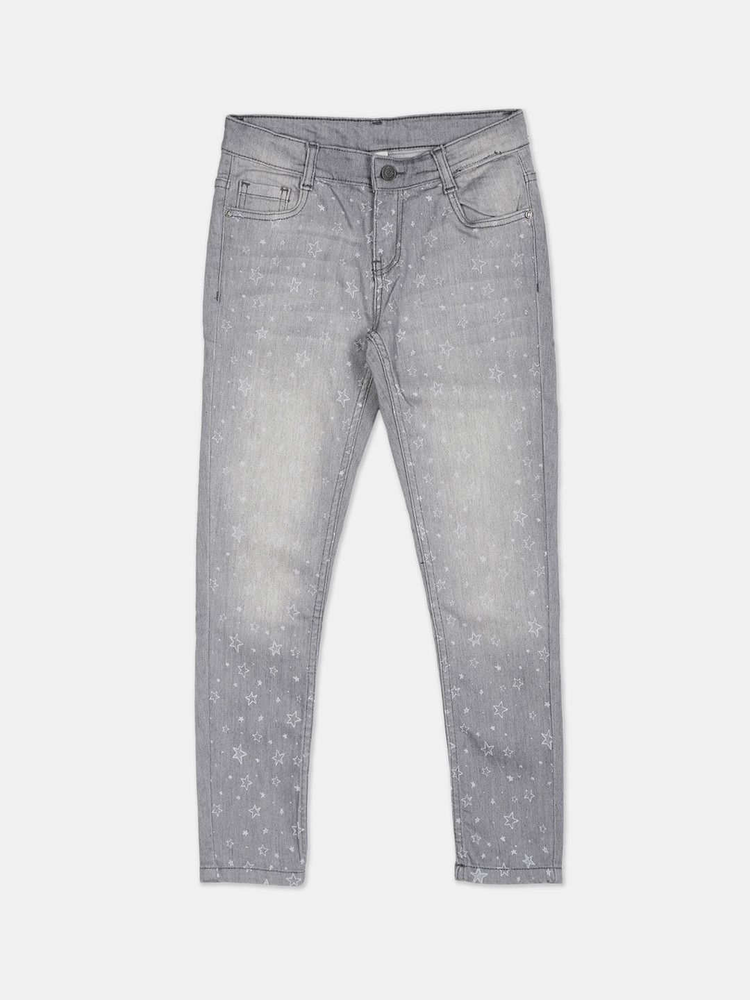 

Cherokee Girls Grey Regular Fit Jeans