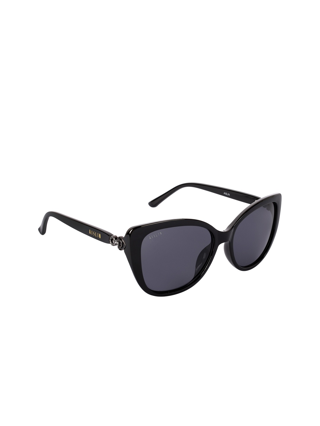 

Aislin Women Black Lens & Cateye Sunglasses ES_14481-82-AS-8217-BLK-BKGN-CEWF-63-G