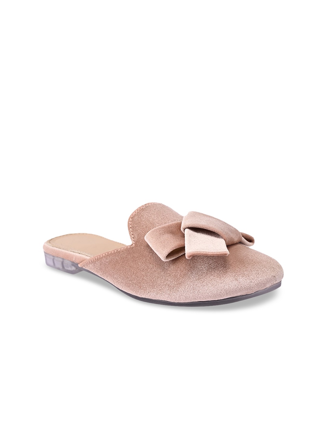 

BuckleUp Women Pink Solid Mules
