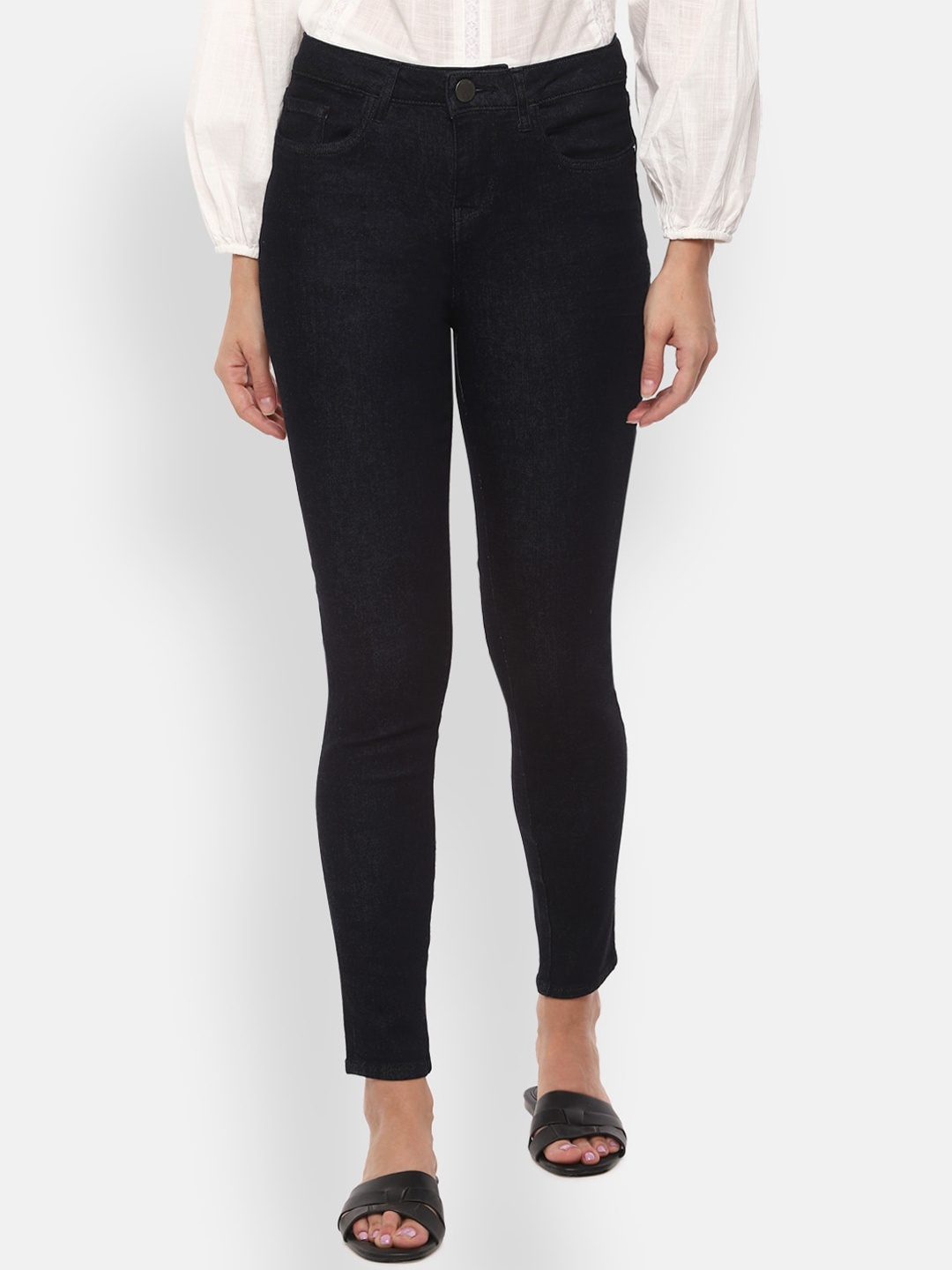 

Van Heusen Woman Women Black Regular Fit Jeans