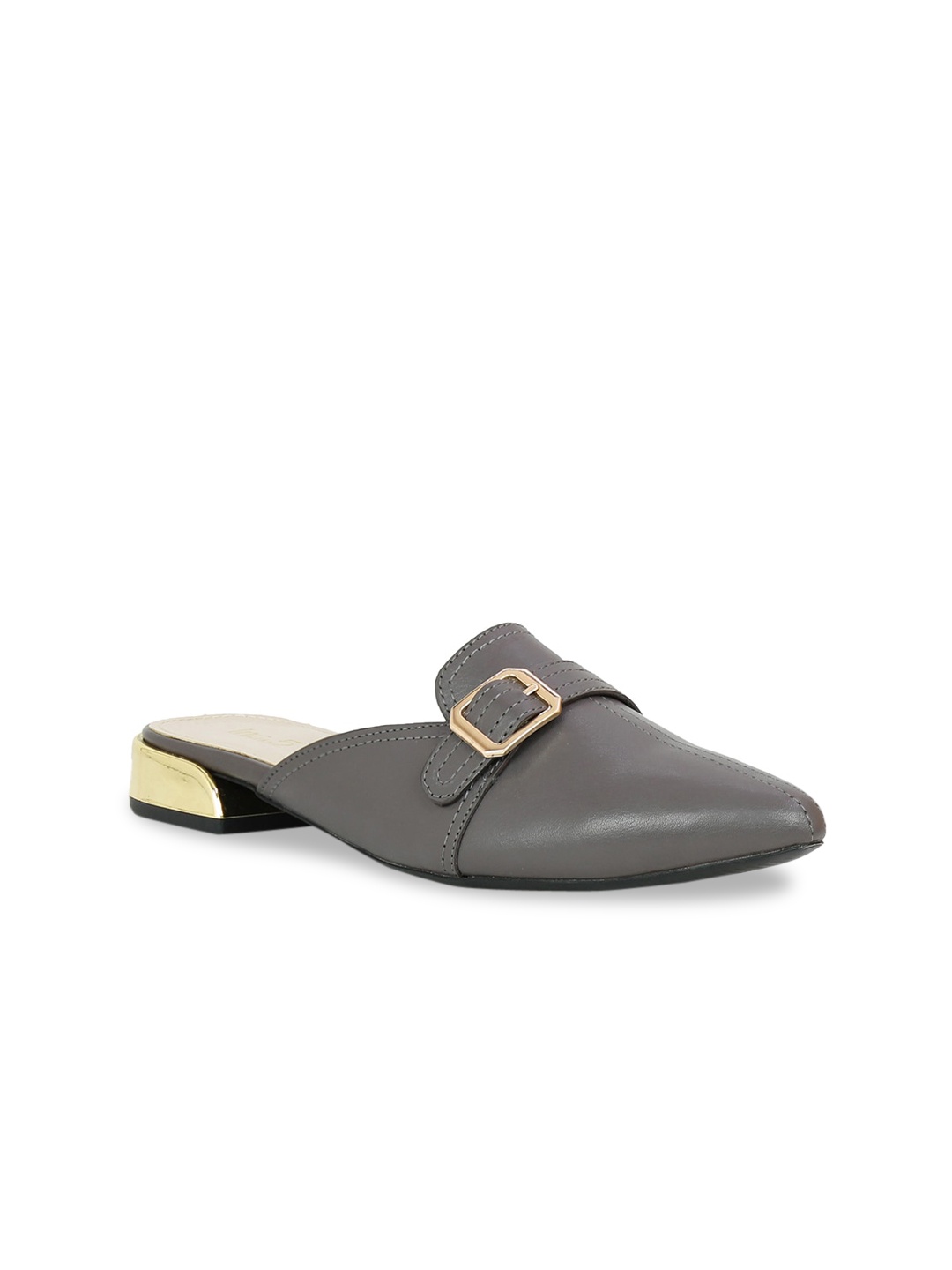 

Inc 5 Women Grey Solid Mules