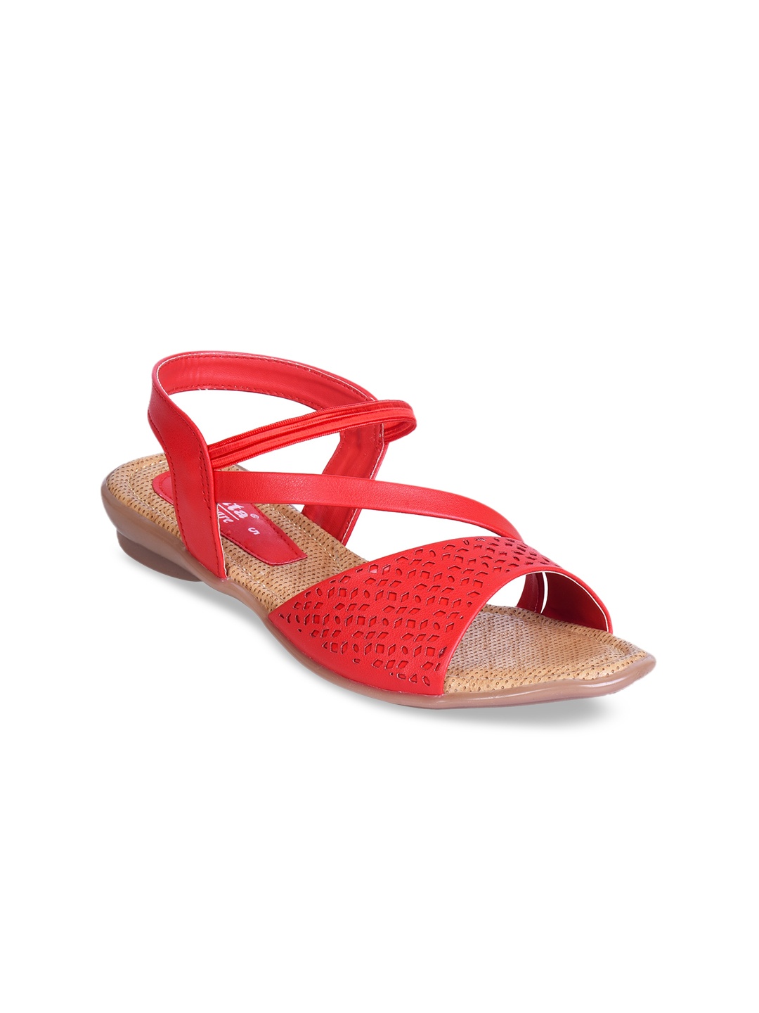 

Ajanta Women Red Open Toe Flats