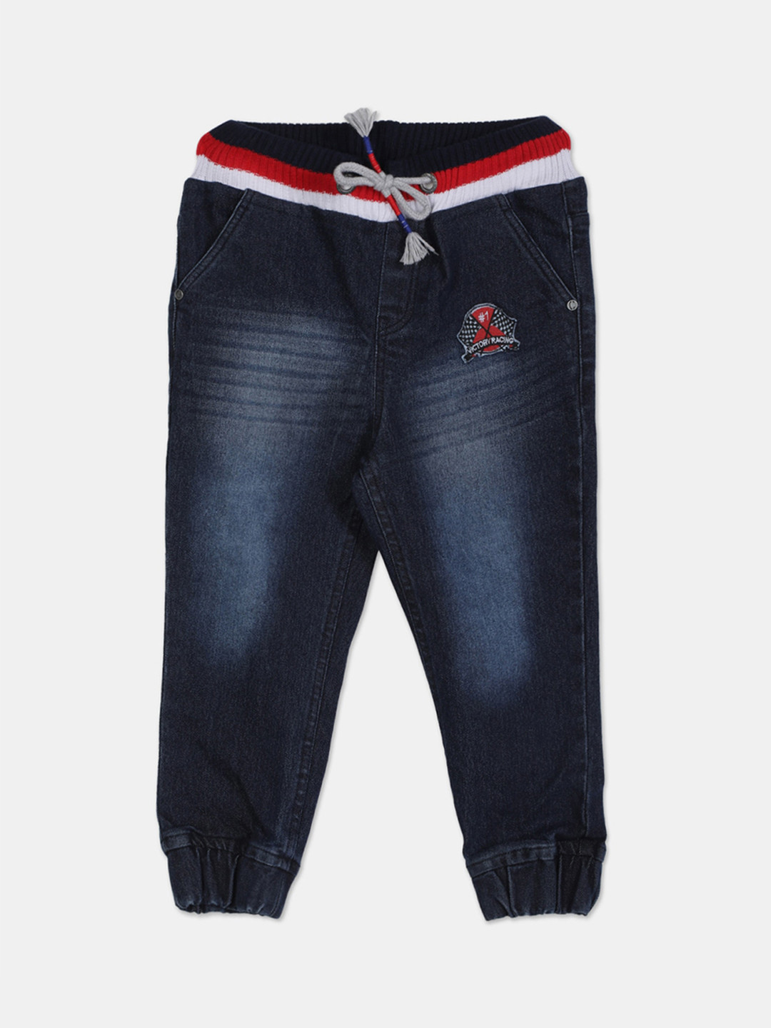 

Cherokee Boys Blue Mid-Rise Clean Look Mid Rise Jogger Jeans