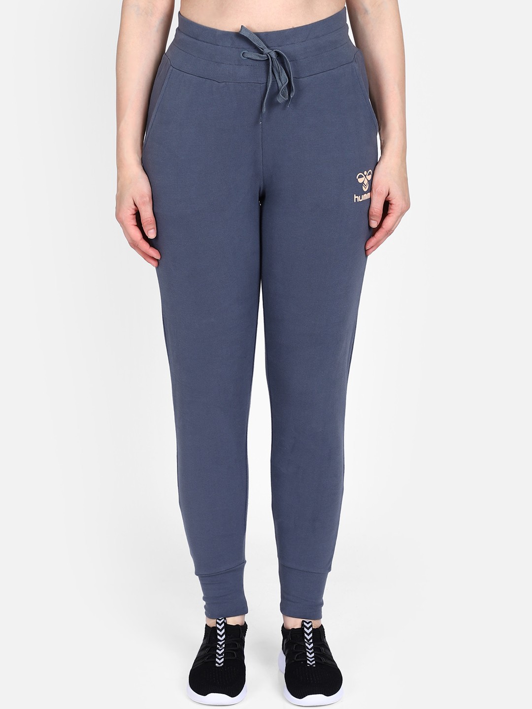 

hummel Women Blue Solid Joggers