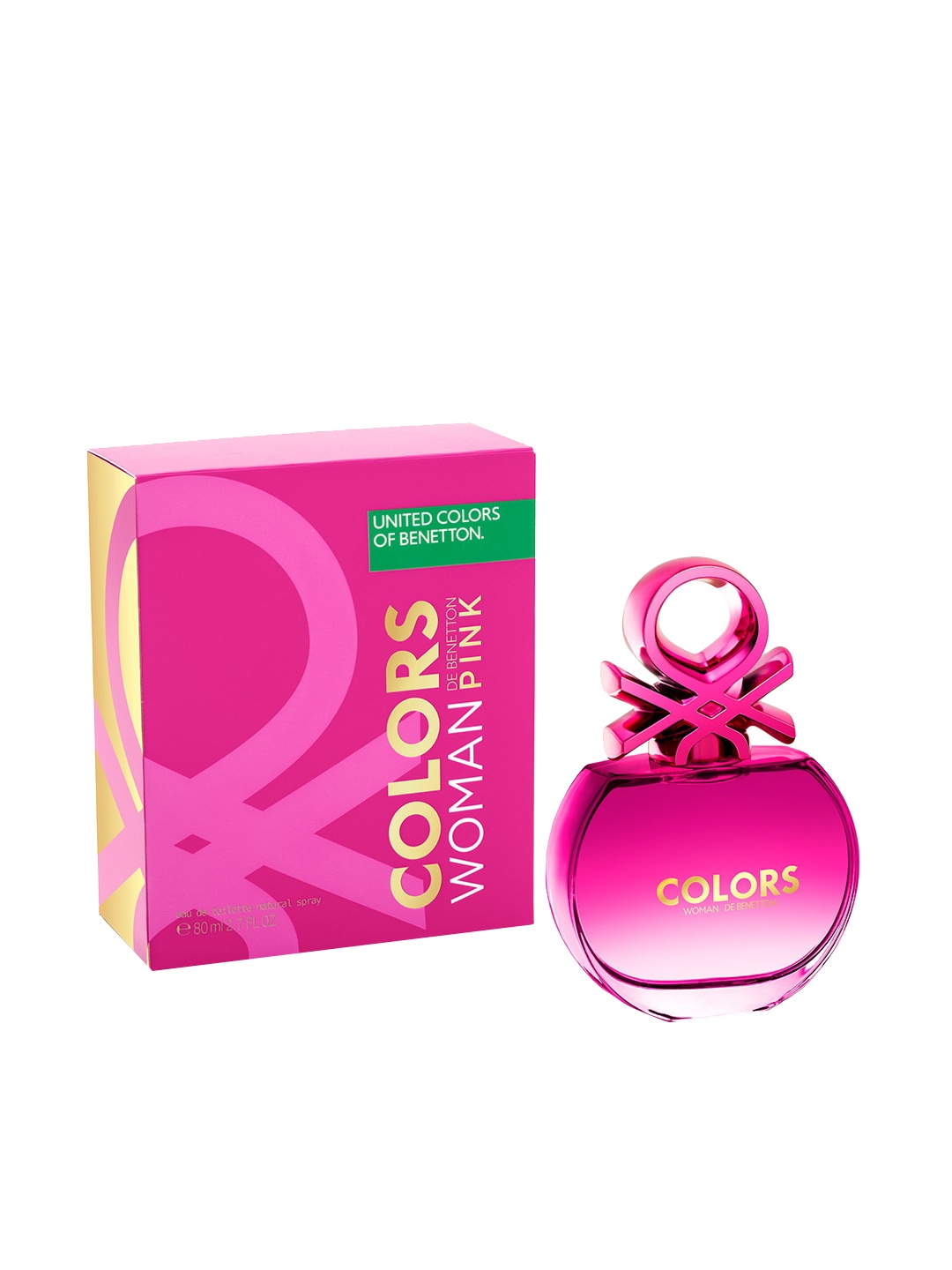 

United Colors of Benetton Women Pink Colors Pink For Her Eau De Toilette 80 ml