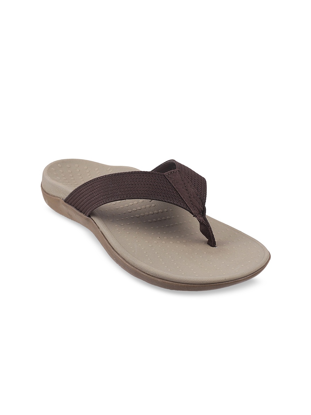 

Mochi Men Brown & Grey Comfort Sandals