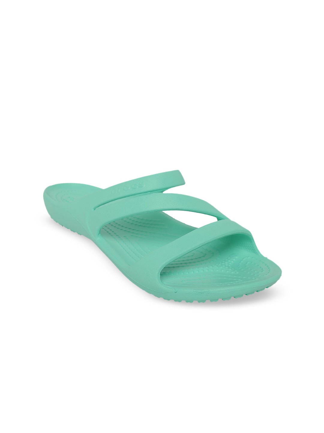

Crocs Kadee Women Green Solid Open Toe Flats