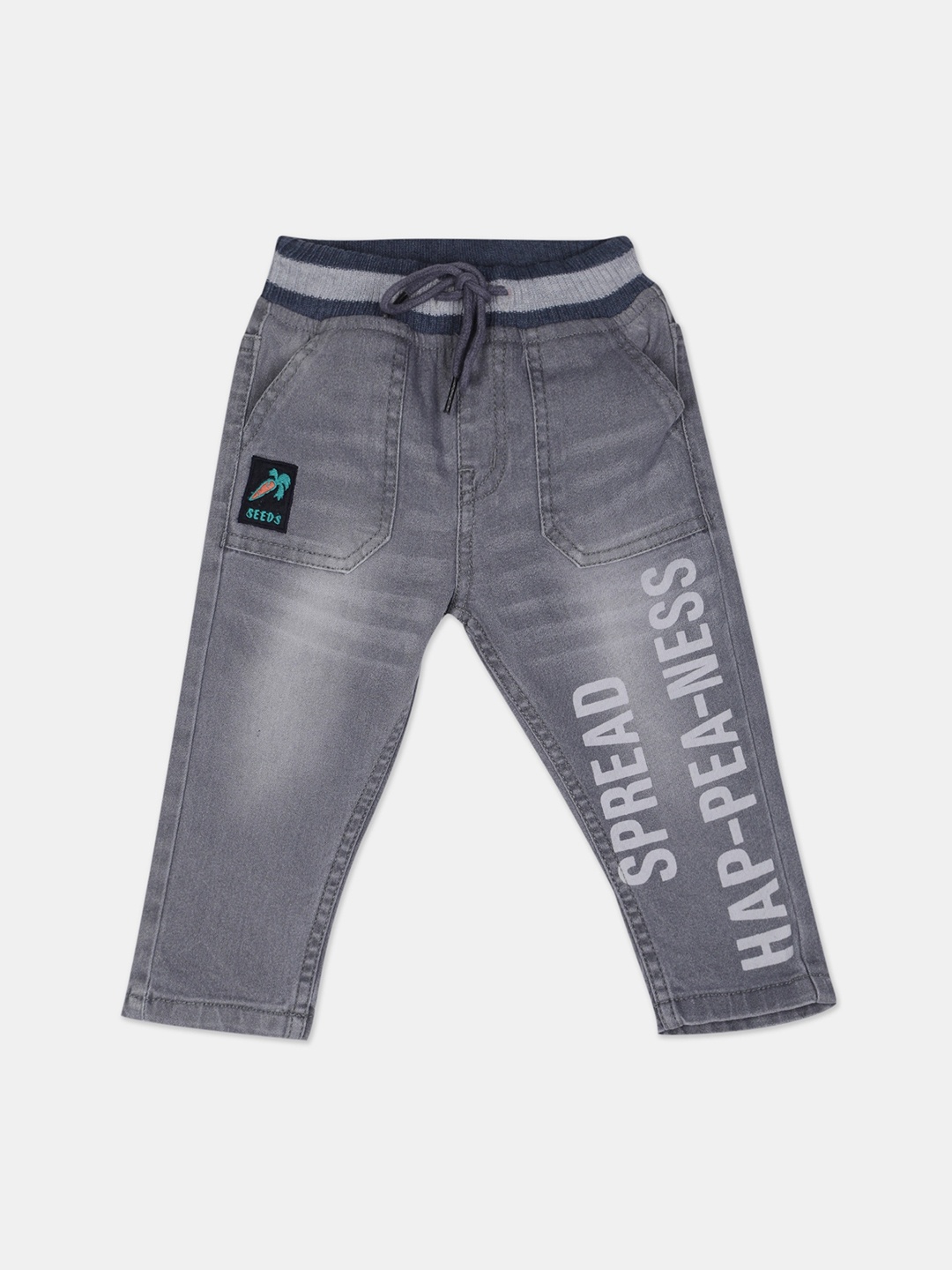 

Donuts Boys Grey Regular Fit Jeans