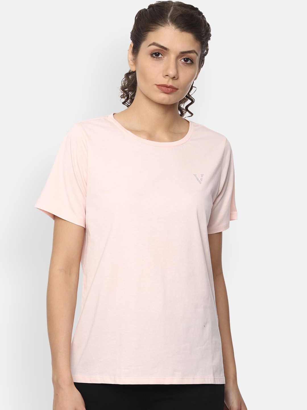 

Van Heusen Woman Pink Pure Cotton Regular Top