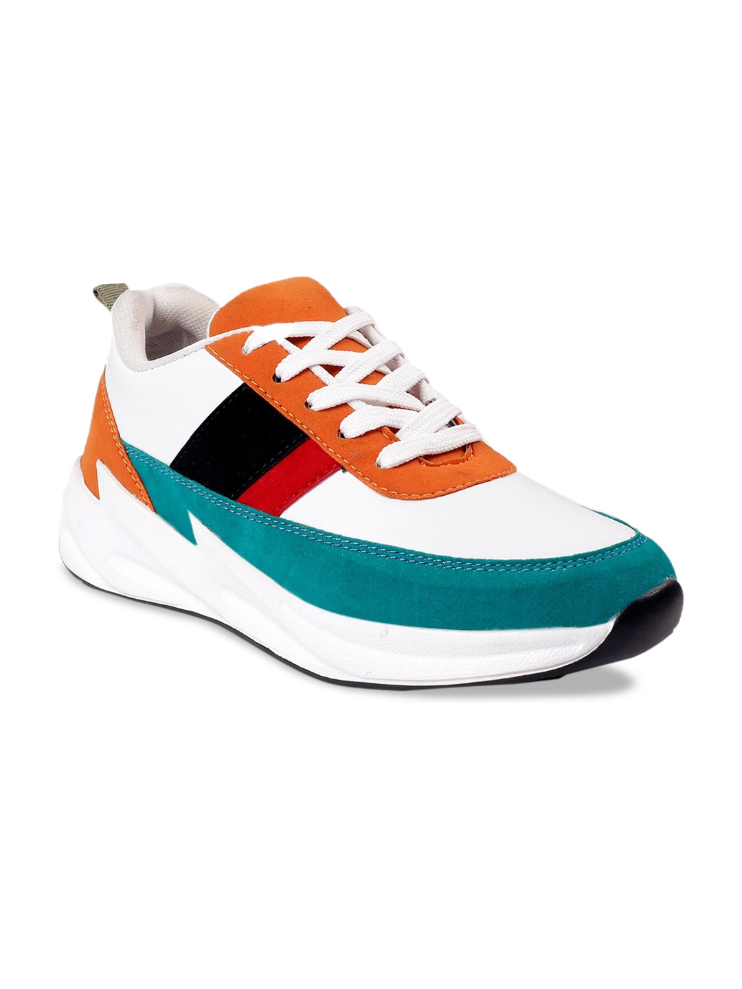 

Mr.wonker Men Multicoloured Colourblocked Sneakers, Multi