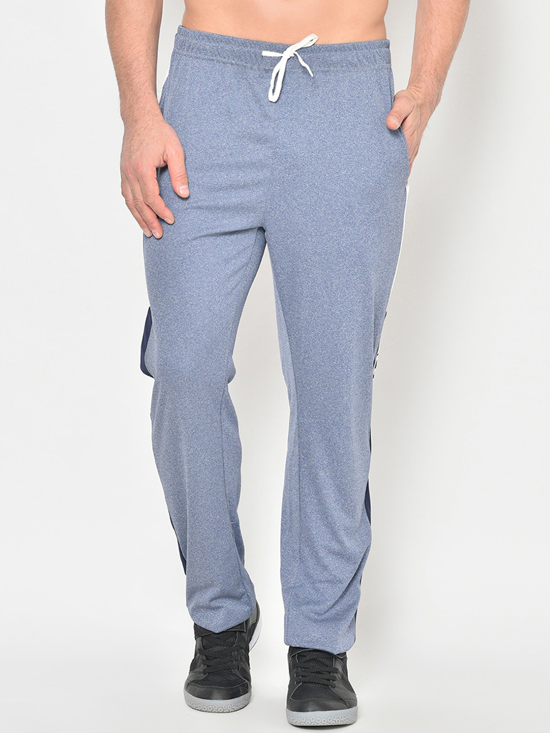 

PERFKT-U Men Grey Solid Training Hydra Cool Antimicrobial Trackpants