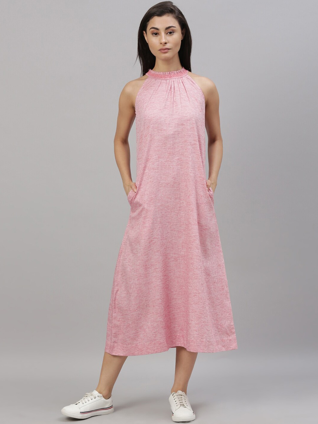 

RAREISM Women Red Solid A-Line Dress