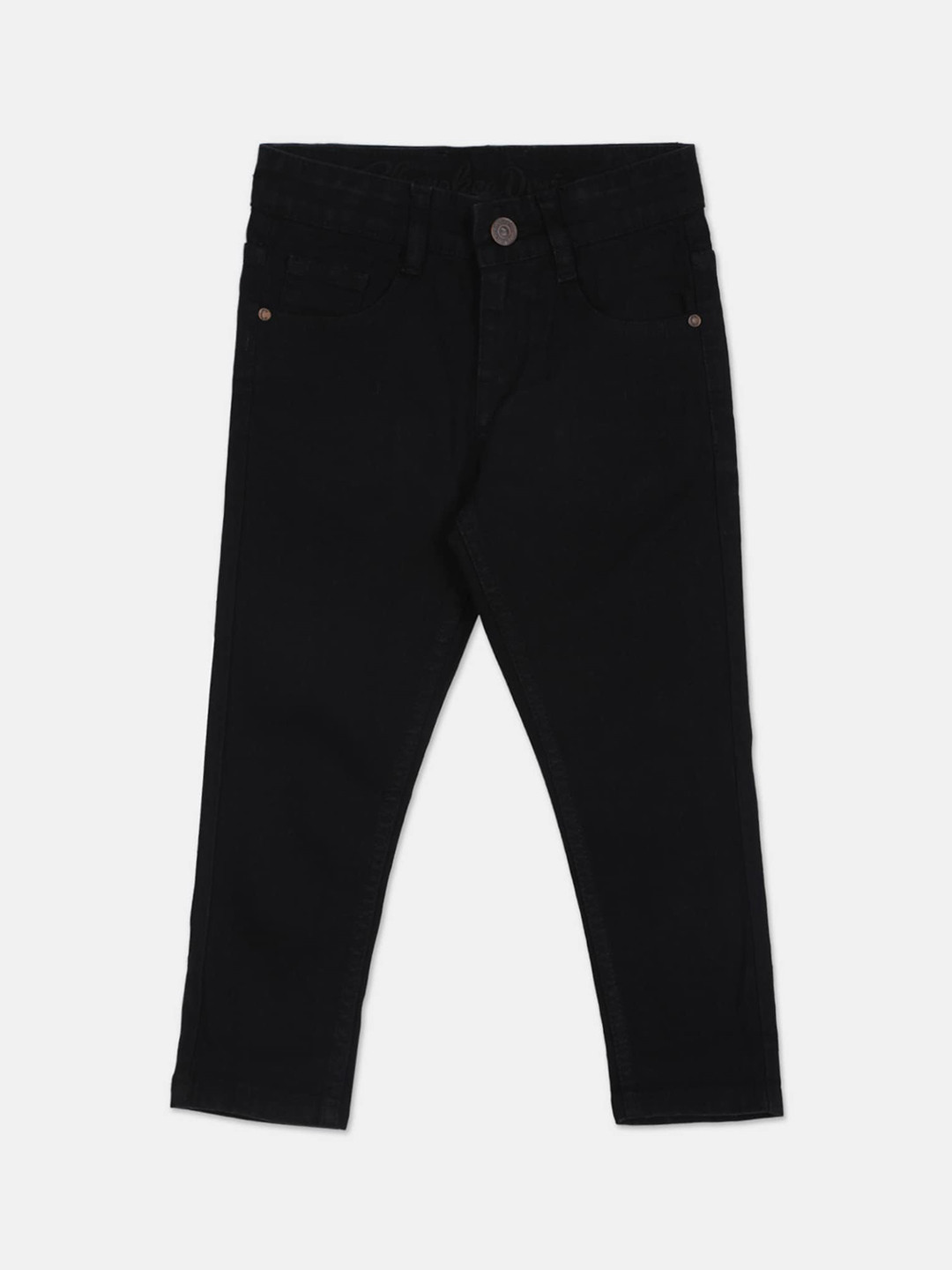 

Cherokee Boys Black Regular Fit Mid-Rise Clean Look Jeans