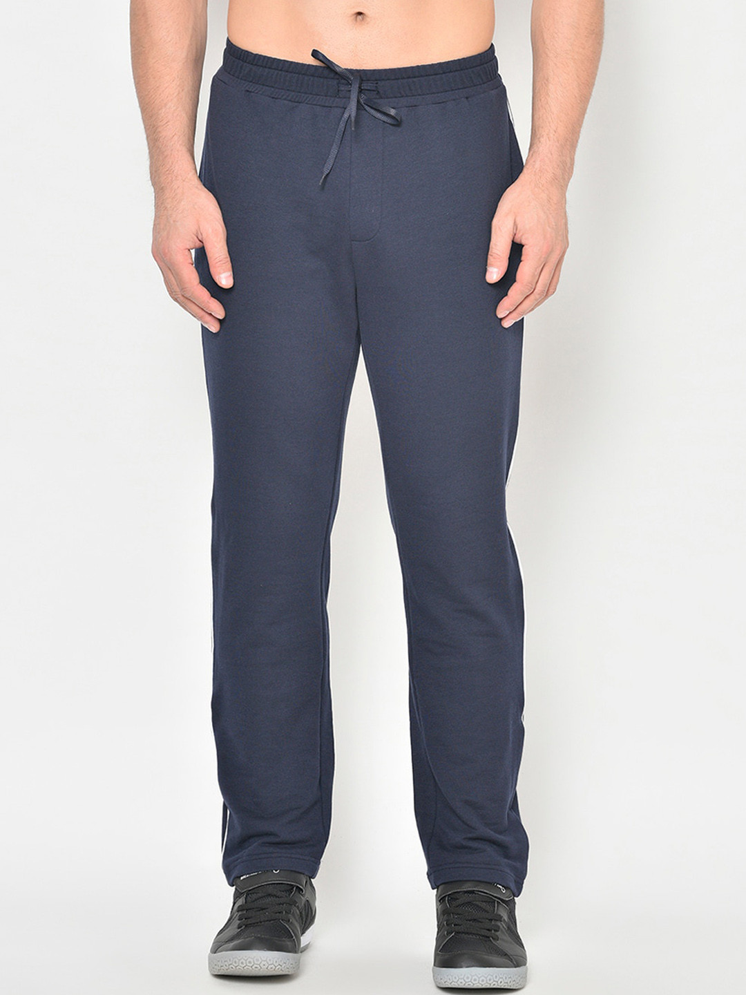 

PERFKT-U Men Blue Solid Anti-Bacterial Track Pants