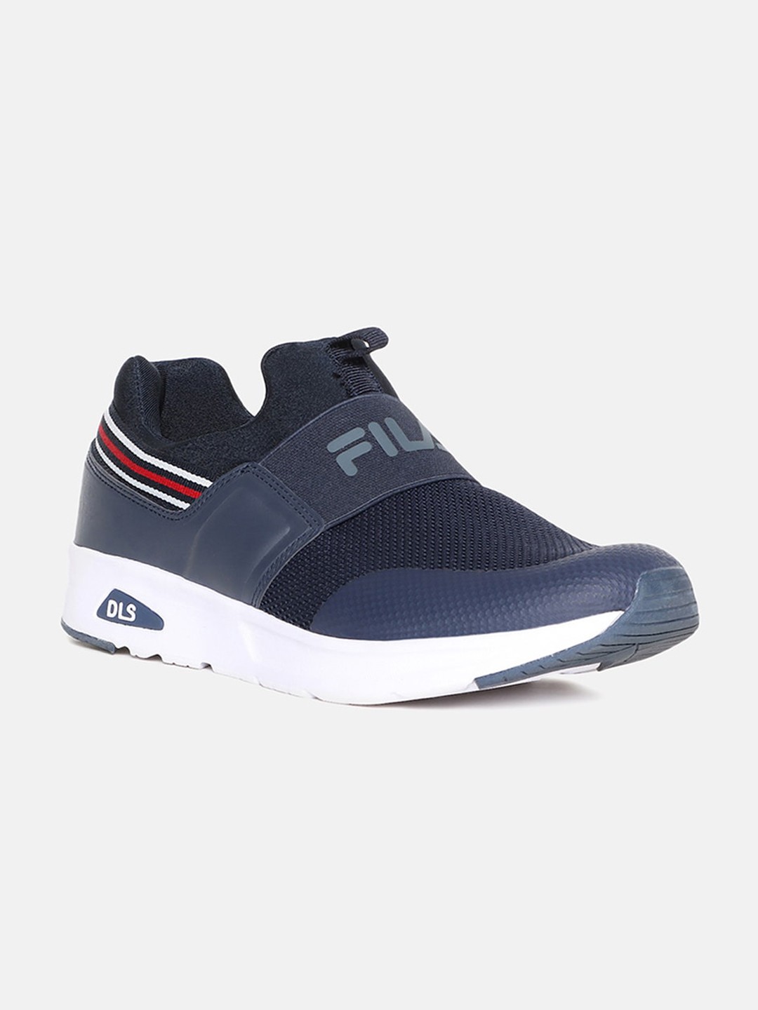 

Fila Men Navy Blue Colourblocked Pu Slip-on Sneakers