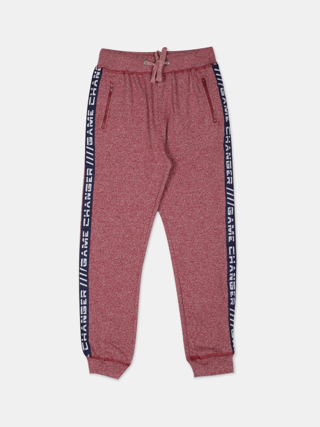 

Cherokee Boys Maroon Self-Design Joggers