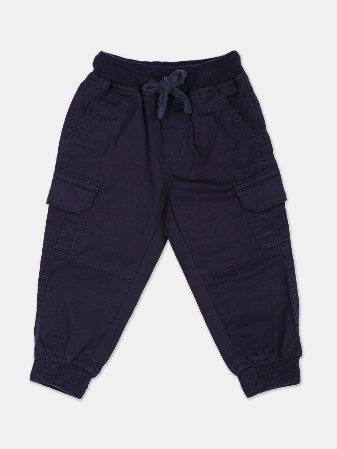 

Donuts Infant Boys Navy Blue Solid Joggers