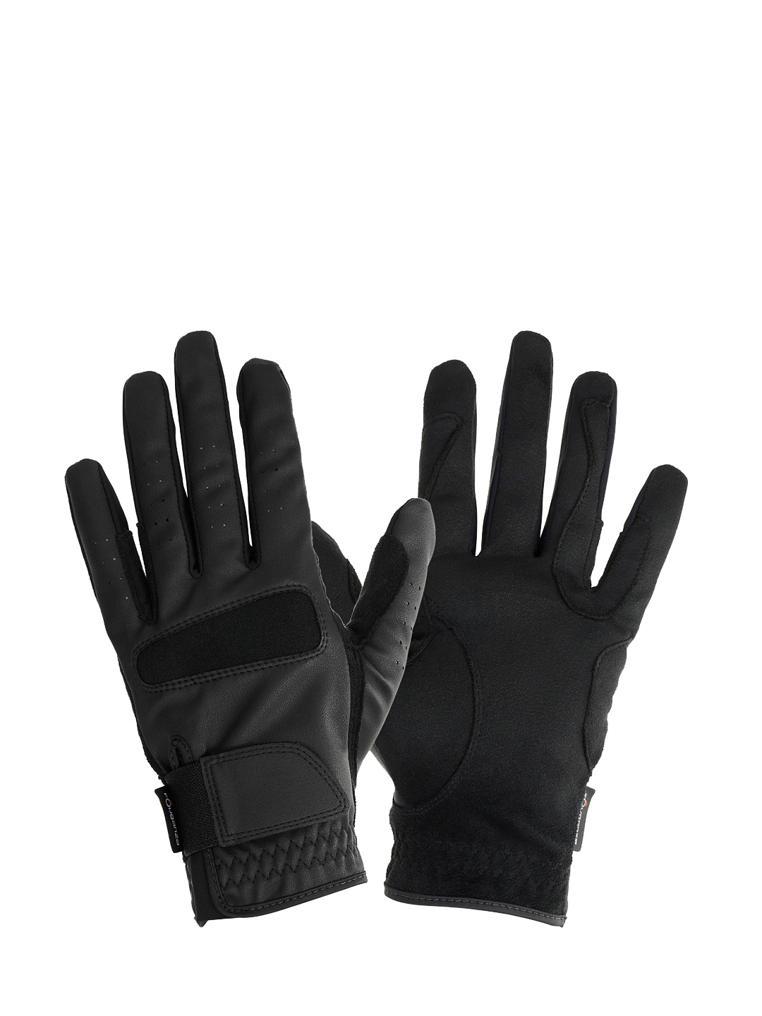 

FOUGANZA By Decathlon Women Black Horse Riding Grippy Gloves