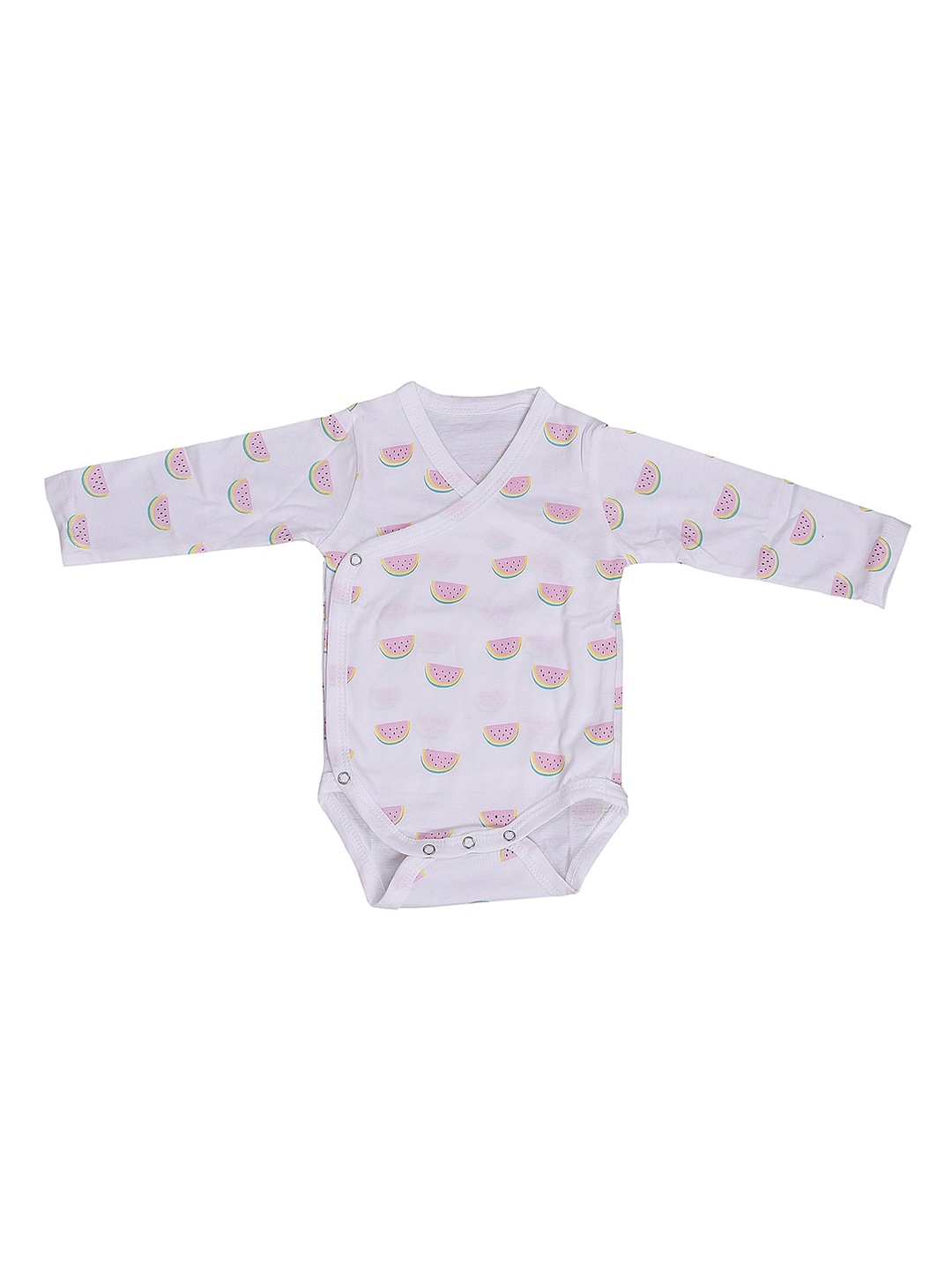 

Moms Home Infants White & Red Printed Organic Cotton Sustainable Bodysuit