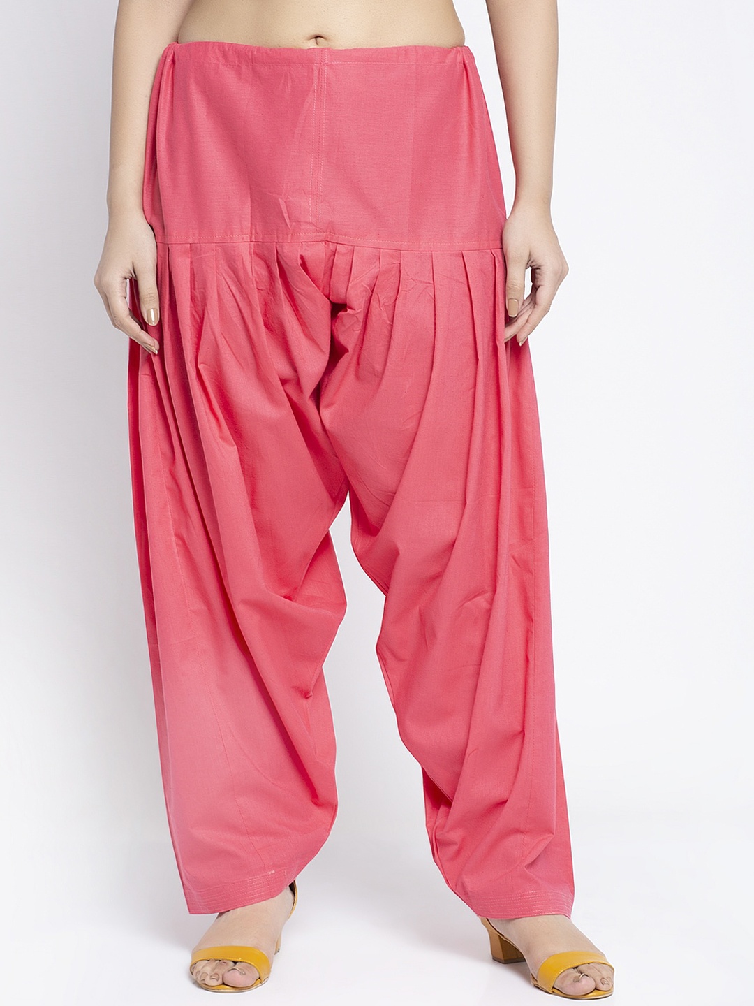 GRACIT Women Pink Solid Loose-Fit Salwar