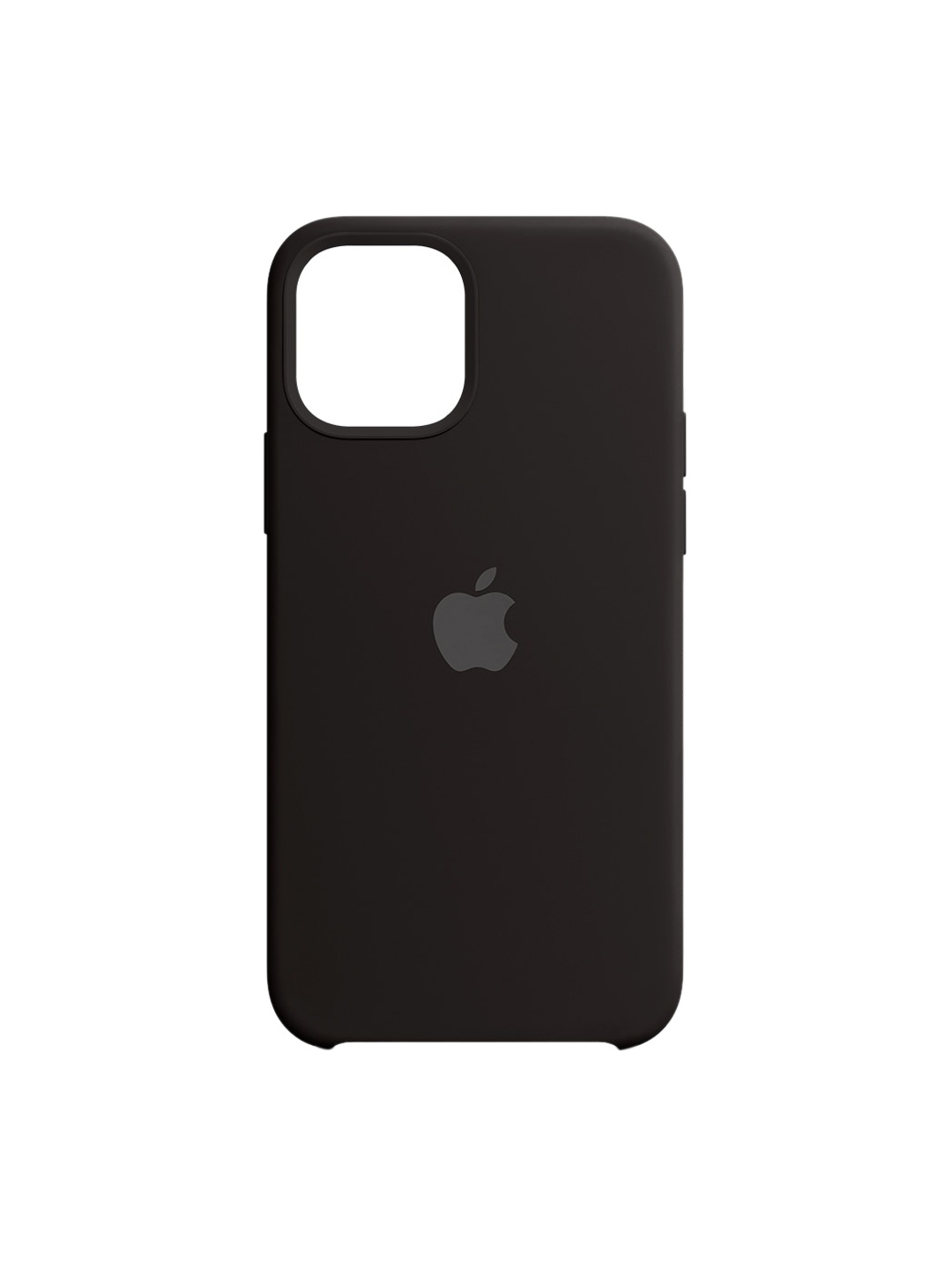 

TREEMODA Black Solid Silicone iPhone 12/iPhone 12 Pro Back Case