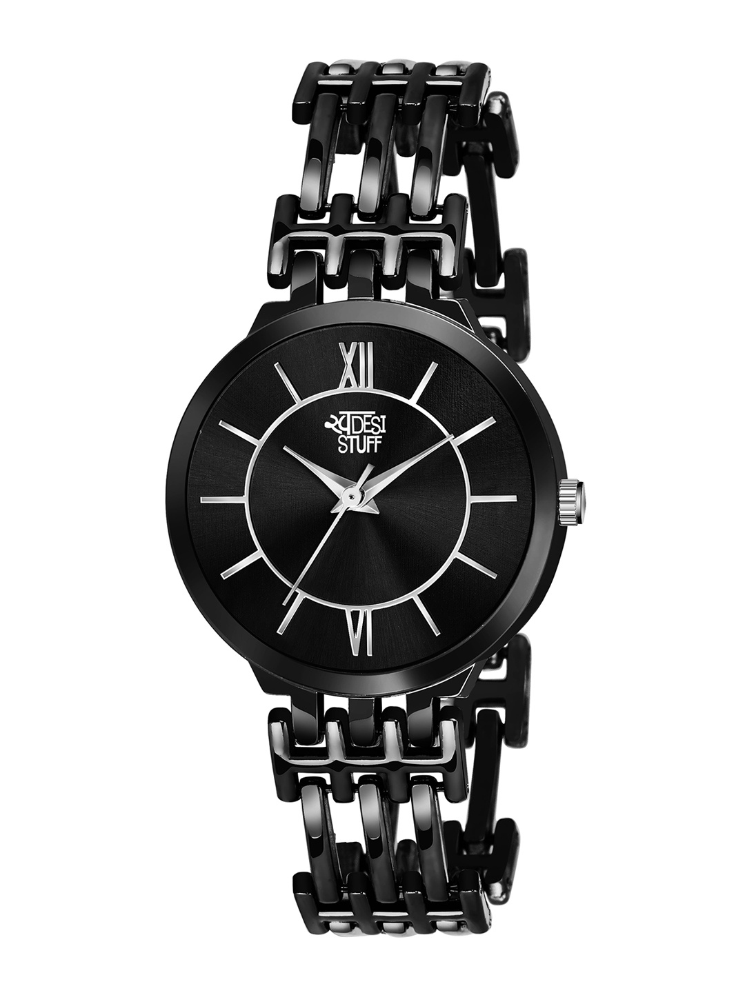 

SWADESI STUFF Girls Black Analogue Watch SDS 124
