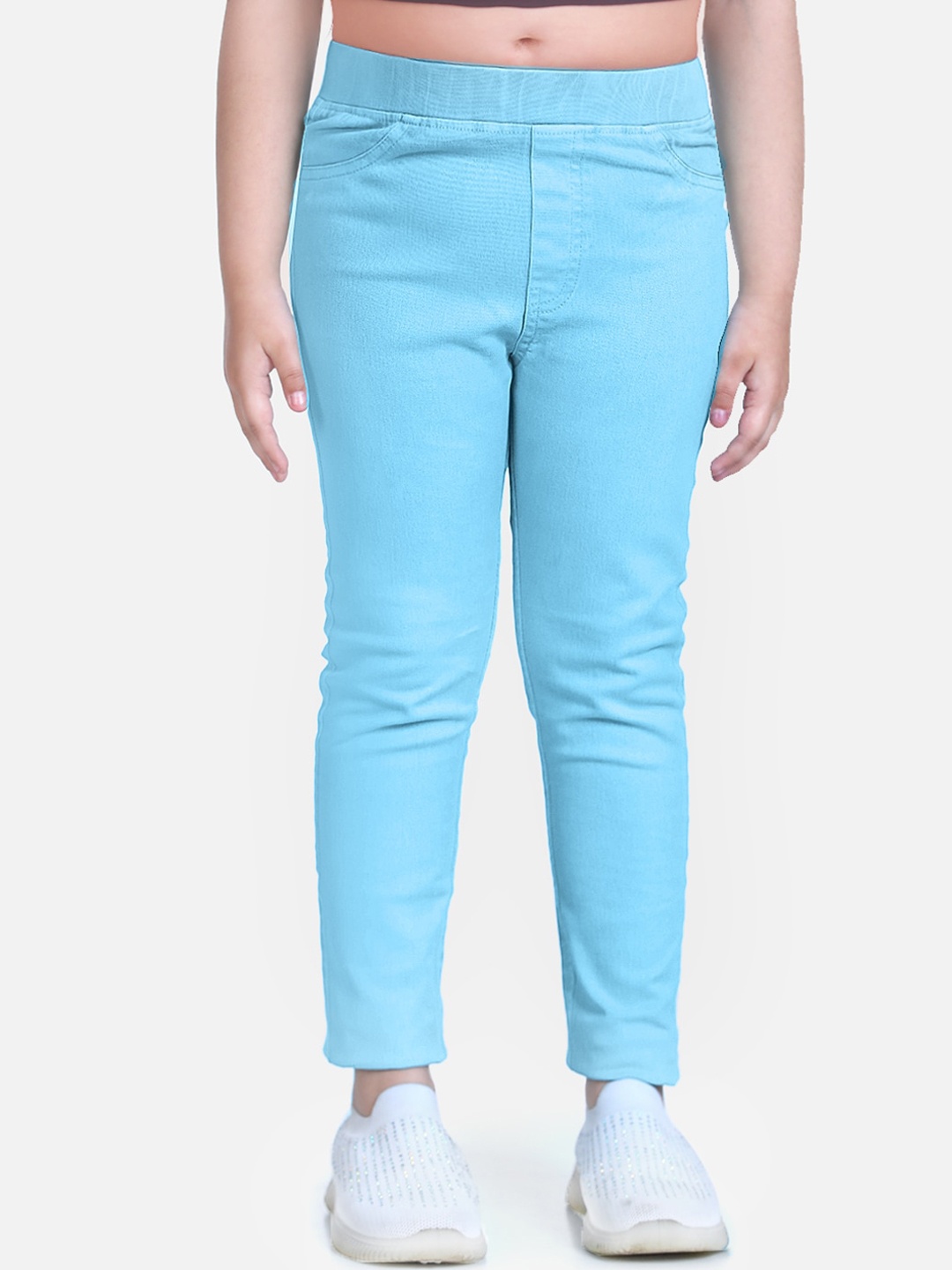 

Naughty Ninos Girls Blue Washed Treggings
