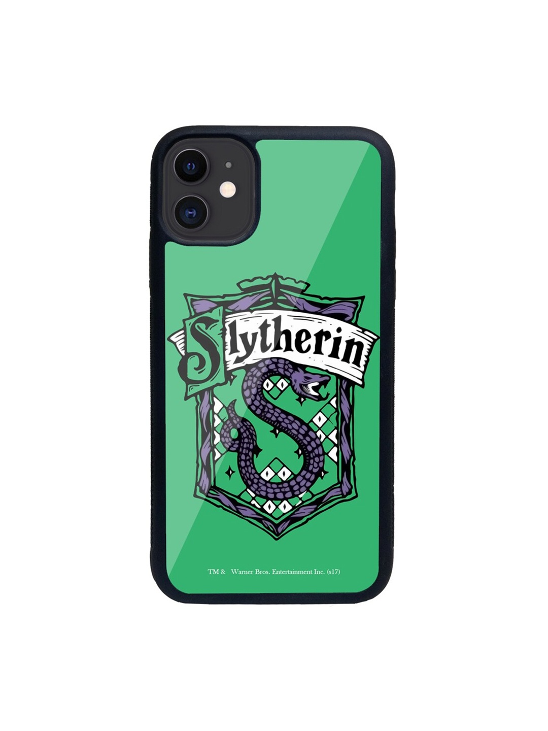 

macmerise Green & White Crest Slytherin Printed iPhone 11 Phone Case