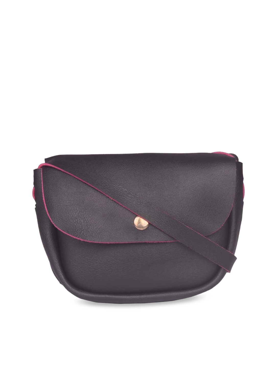

Bagkok Black Solid Sling Bag