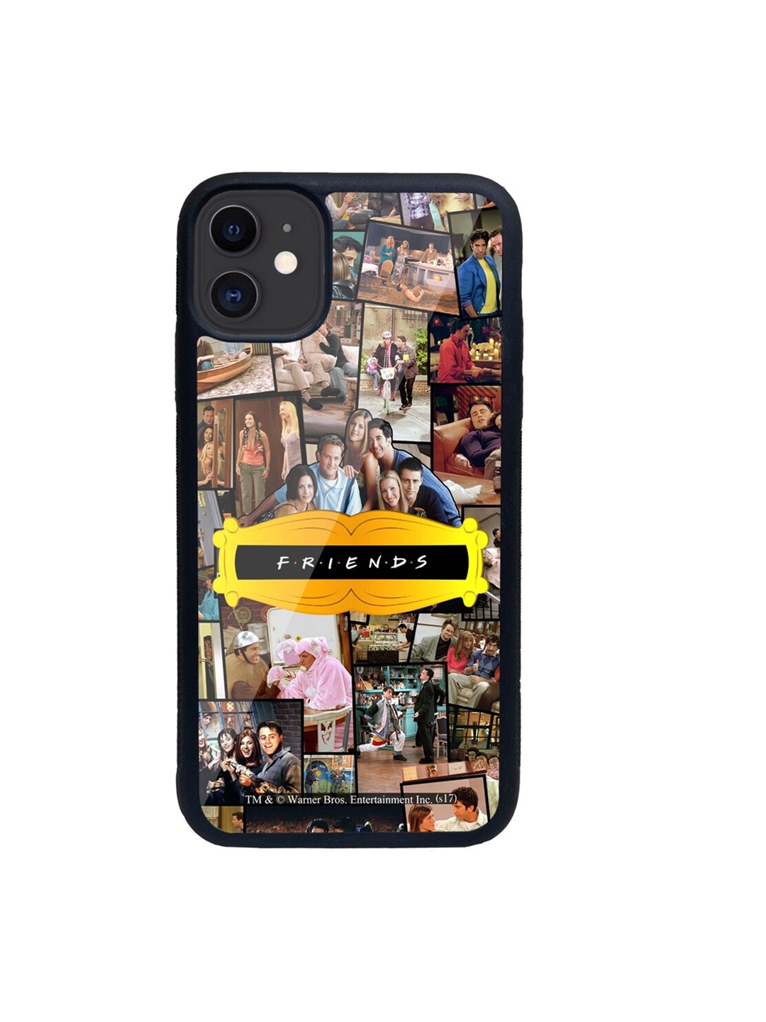 

macmerise Black & Yellow Friends Collage Printed iPhone 11 Back Case