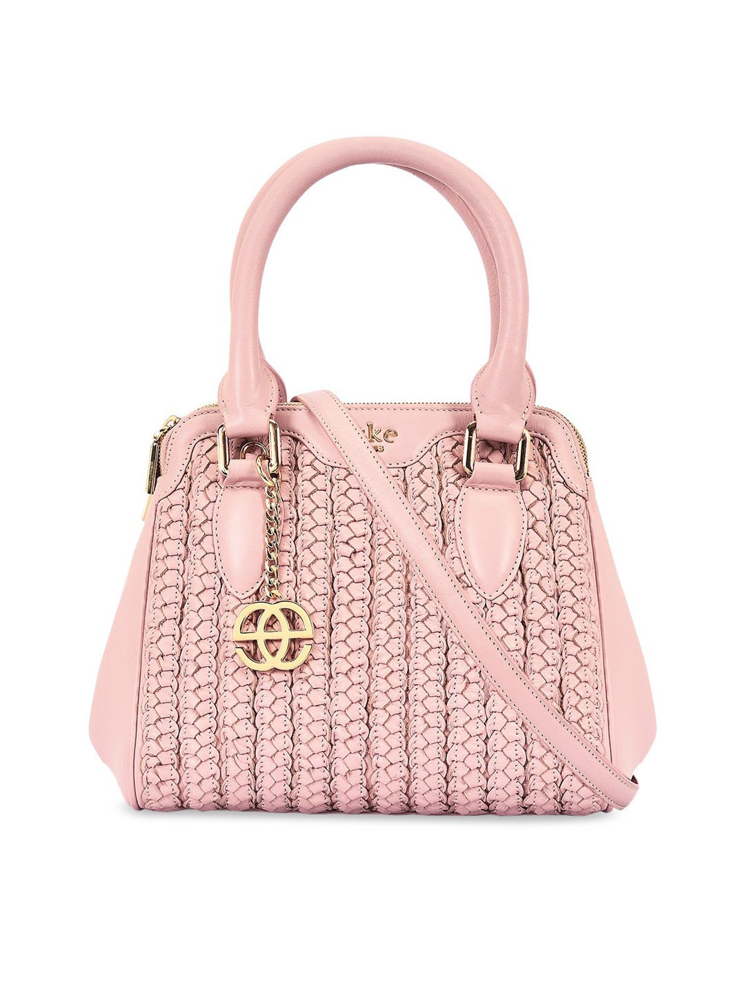 

Eske Rose Textured Handheld Leather Bag