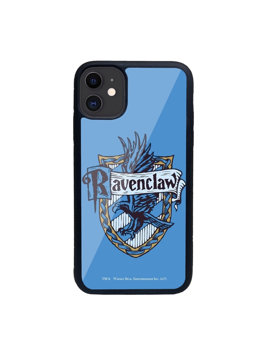 

macmerise Blue & Yellow Crest Ravenclaw Glass iPhone 11 Phone Case