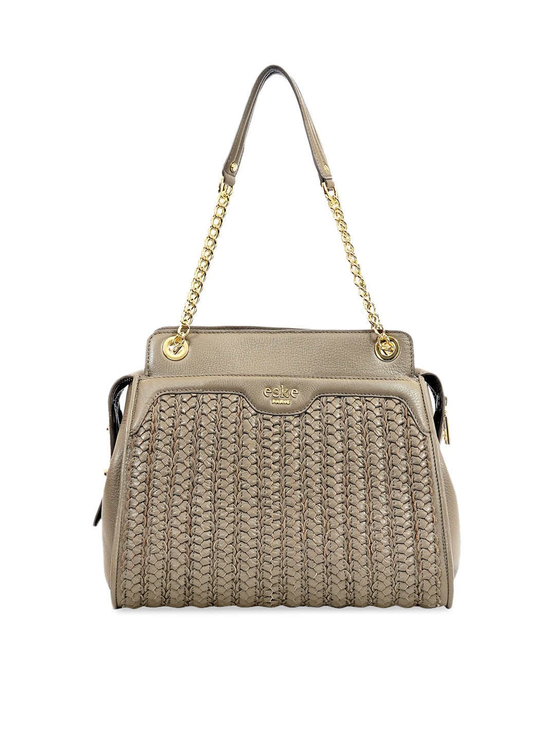 

Eske Taupe Textured Shoulder Bag