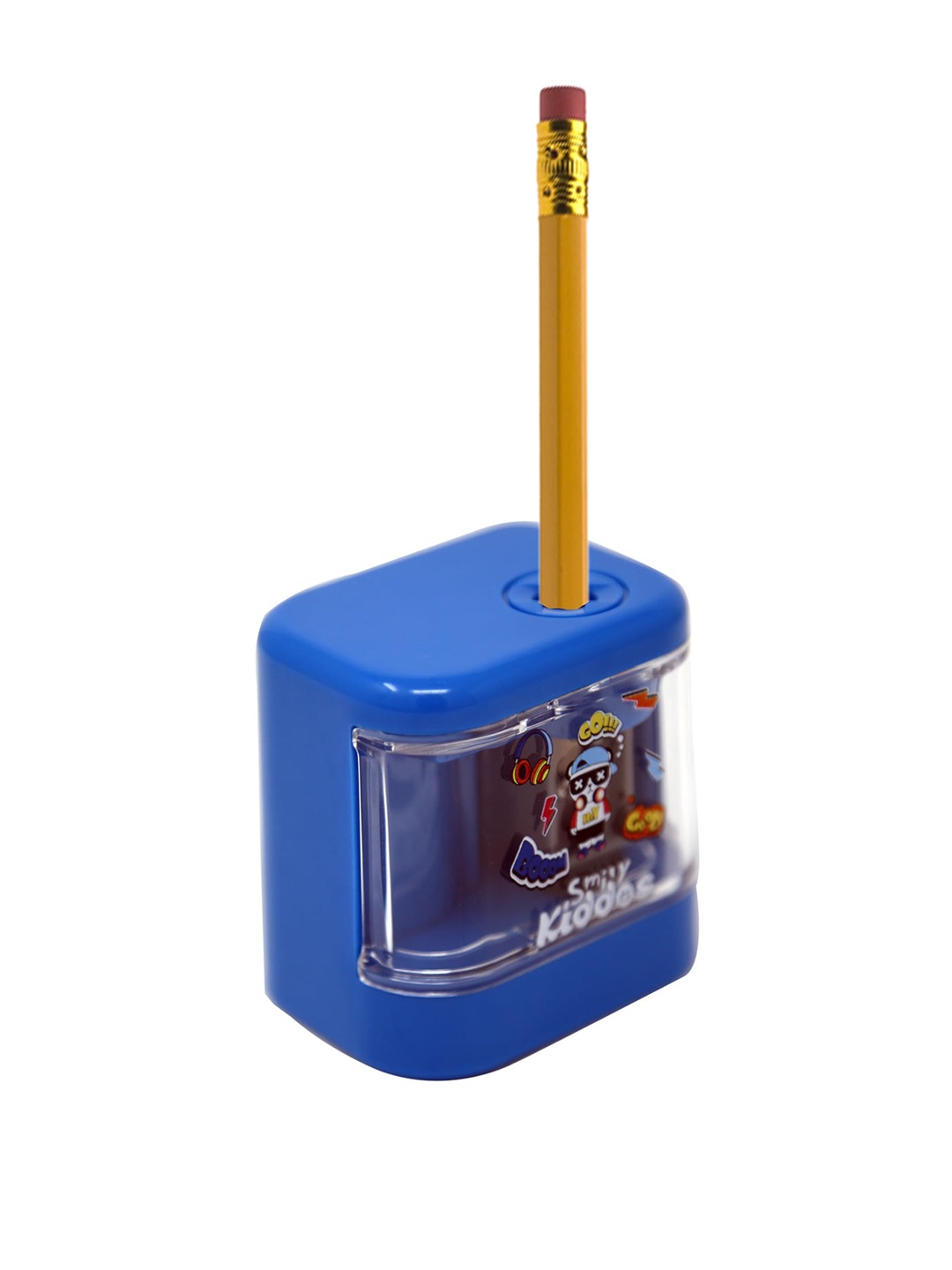 

Smily Kiddos Kids Blue & Transparent Mini Electric Sharpener