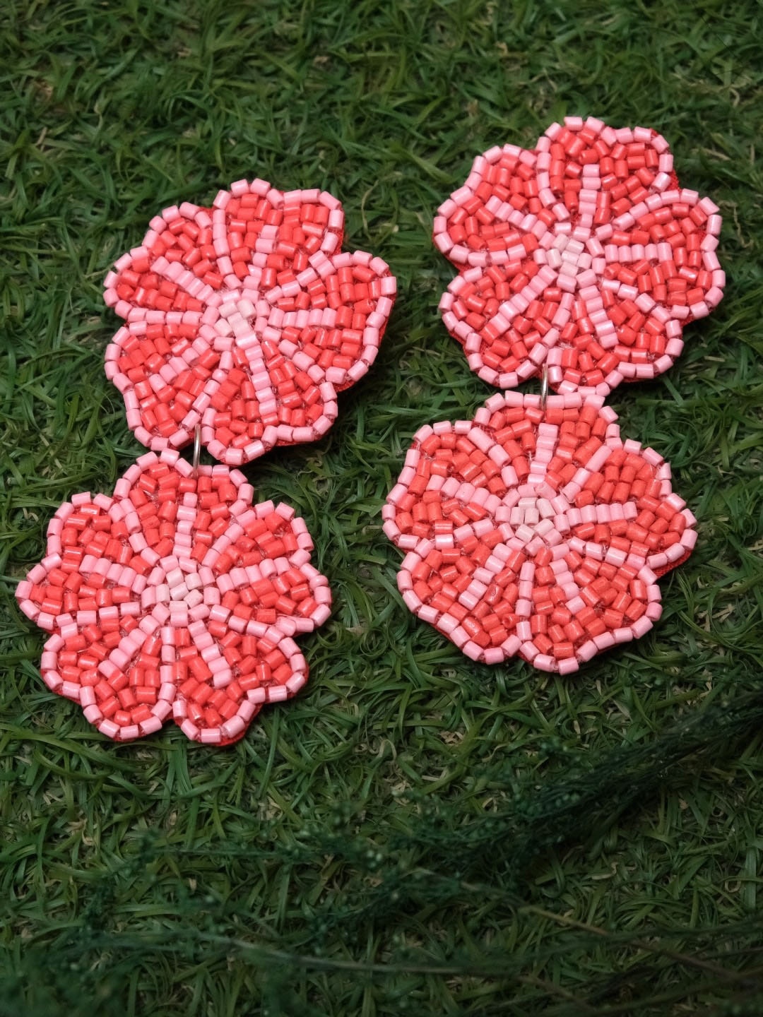 

Crunchy Fashion Red Contemporary Drop Earrings