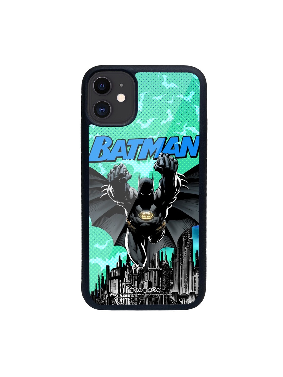

macmerise Green & Black Bat On The Hunt Printed iPhone 11 Back Case