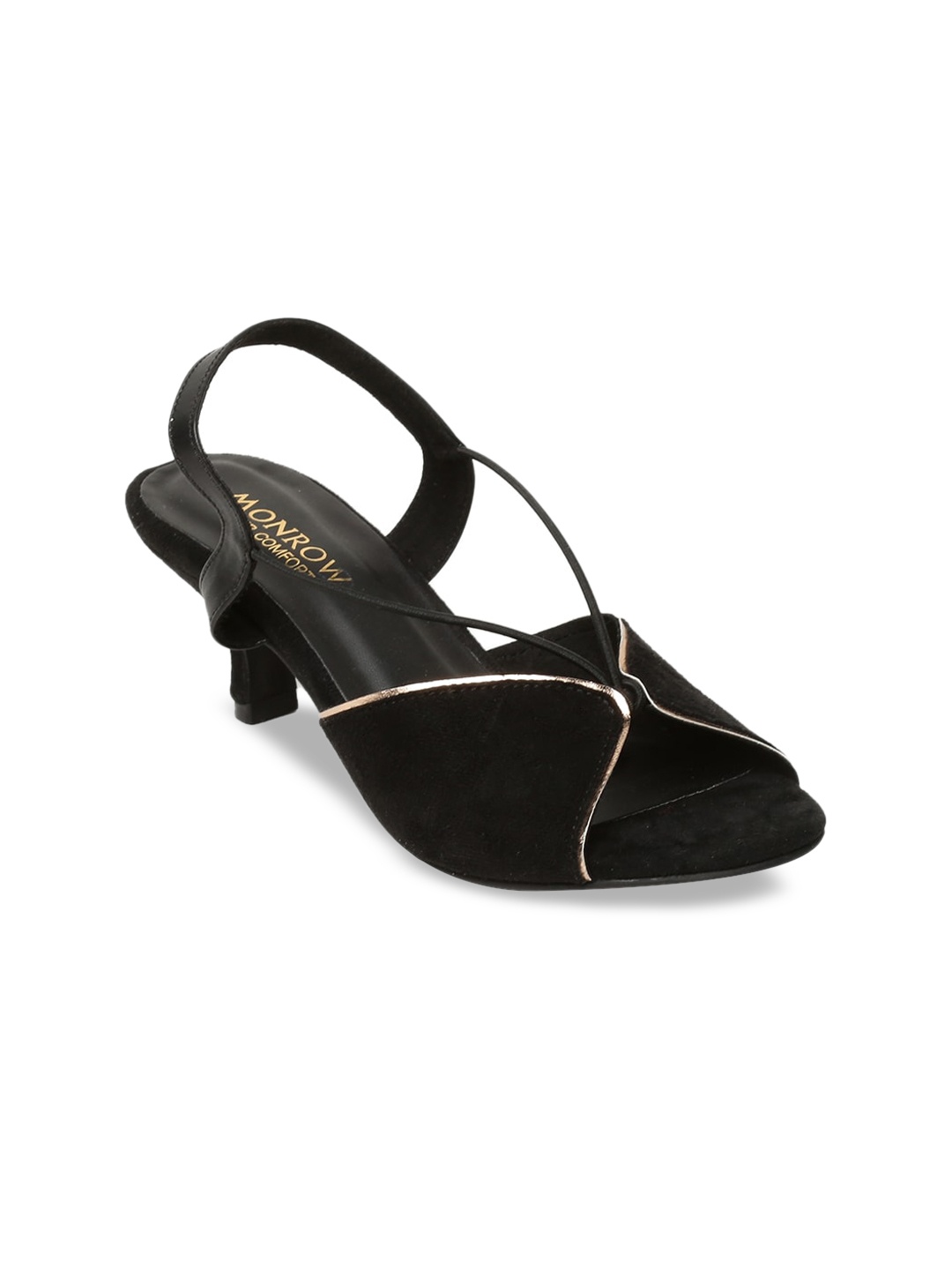 

Monrow Women Black Embellished Heel