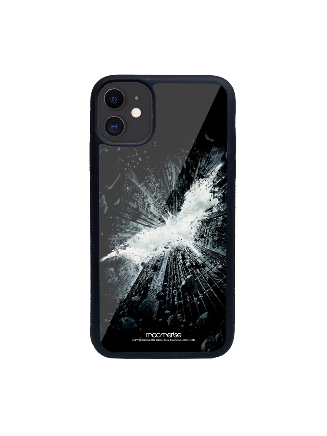 

macmerise Black & White God Of Gotham Glass iPhone 11 Phone Case