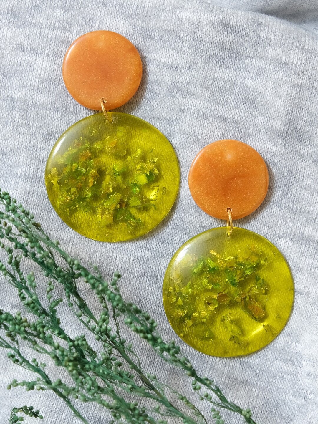 

Crunchy Fashion Yellow Gold-Plated Geometric Drop Earrings