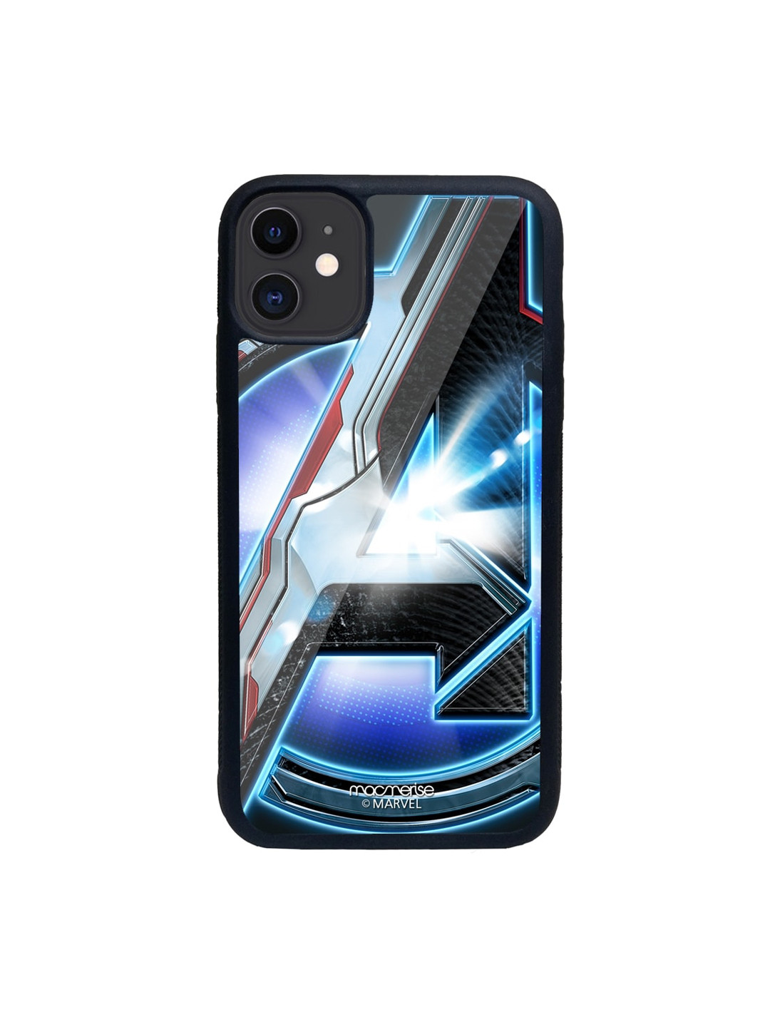 

macmerise Black & Blue Endgame Logo iPhone 11 Back Case