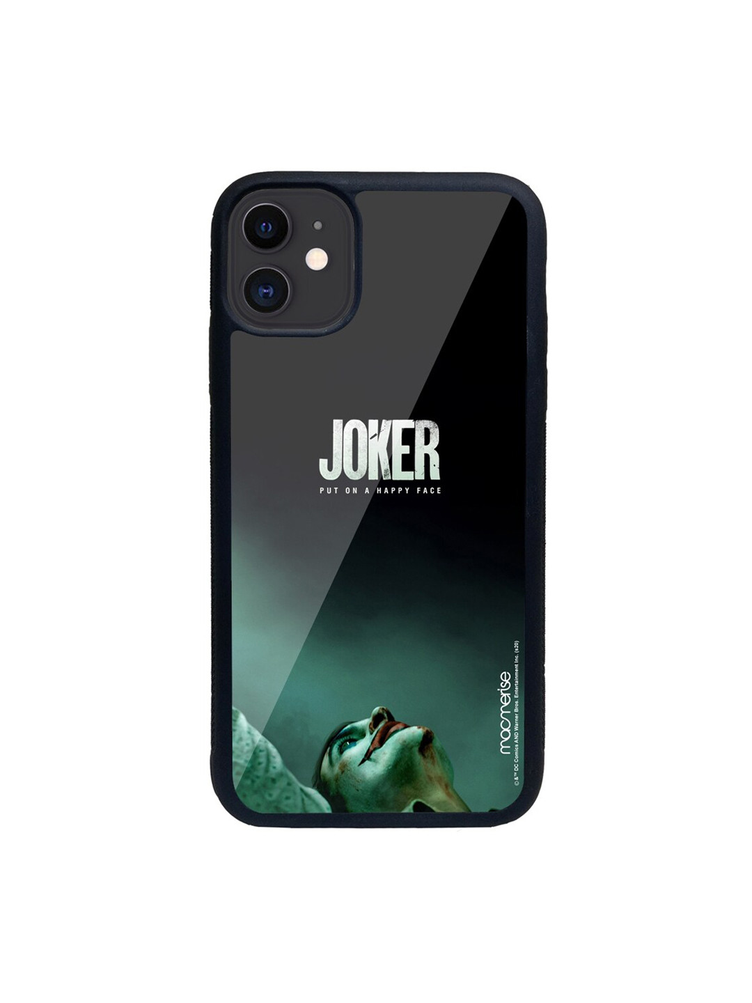 

macmerise Black & Green Rise Of The Joker Pattern iPhone 11 Back Case