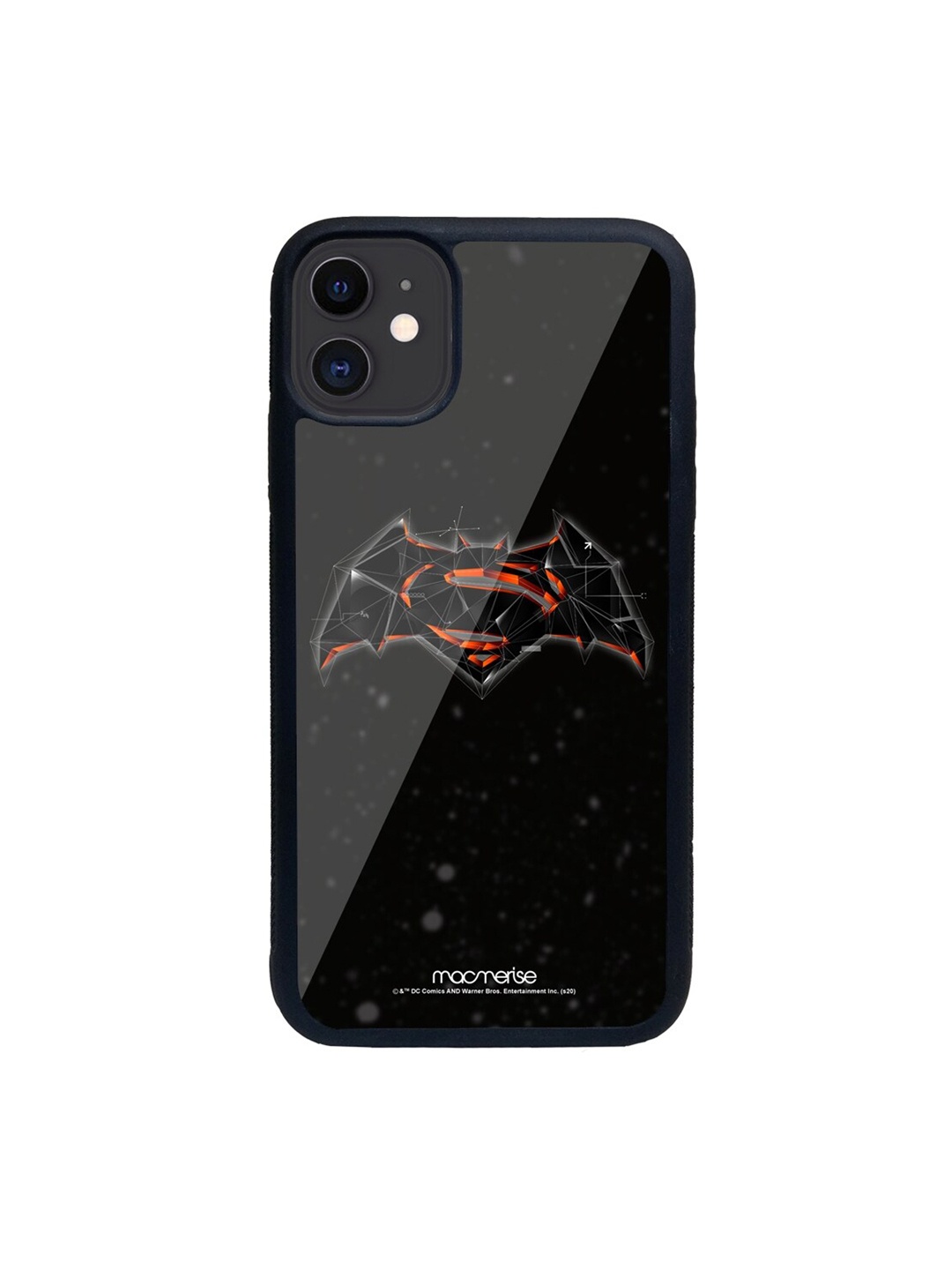 

macmerise Black & Orange Bat Super Trace Printed iPhone 11 Back Case