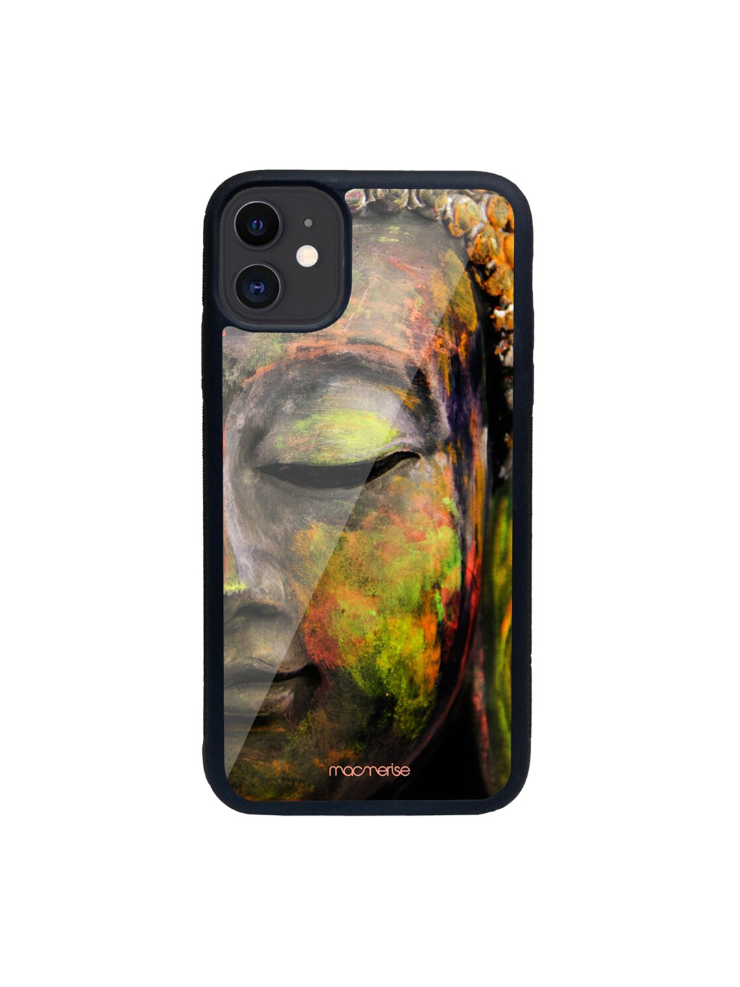 

macmerise Green & Brown Buddha Art Printed iPhone 11 Back Case