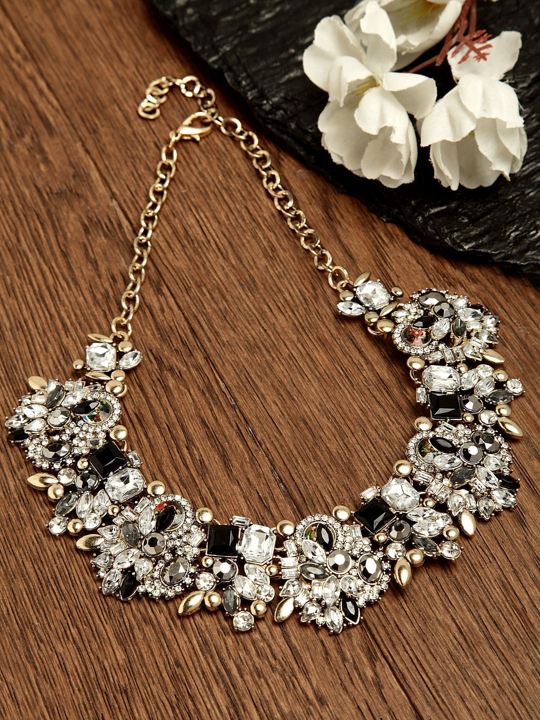

Ferosh Gold-Toned Alloy Open Necklace