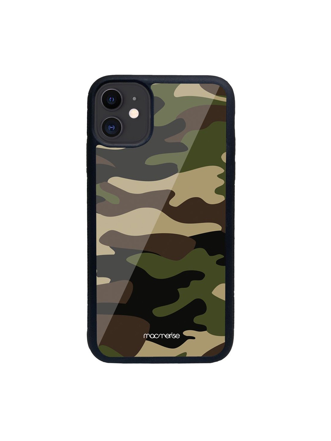 

macmerise Green & Brown Camo Military iPhone 11 Back Case